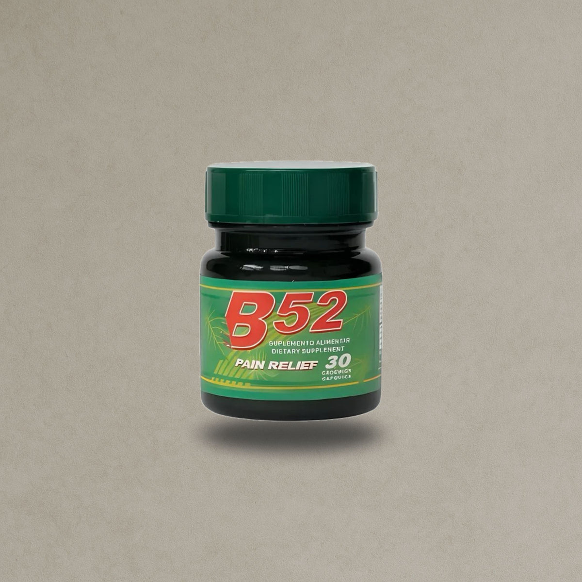5 Potes B52 Pain Relief Original Suplemento 30 Caps