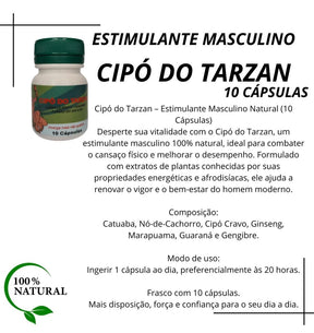 PROMOÇÃO Kit 3 Potes Estimulante Sexual Cipo do Tarzan Original