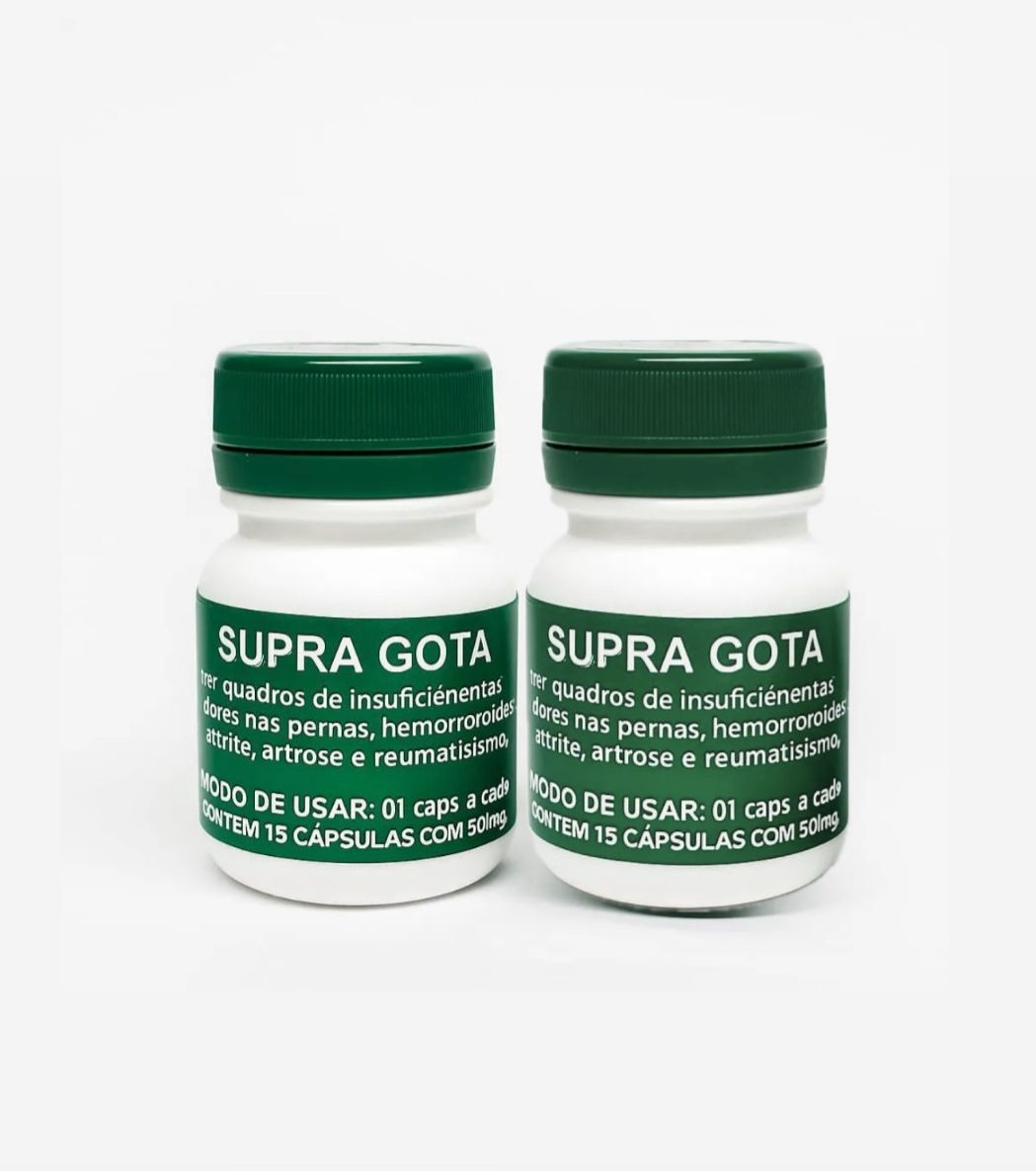 PROMOÇÃO  Kit 3 Potes Supra Gota Original Dores articulares