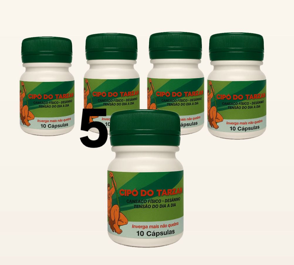 5 Potes Estimulante Sexual Cipó Do Tarzan