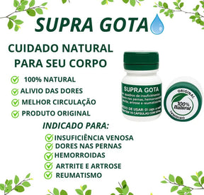 PROMOÇÃO  Kit 3 Potes Supra Gota Original Dores articulares