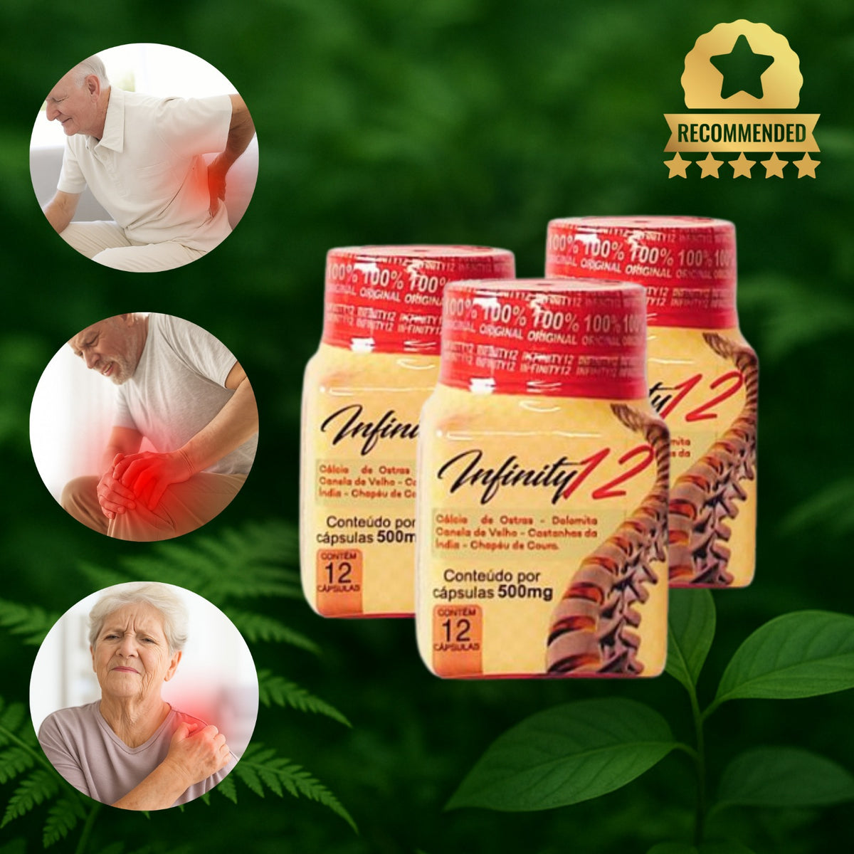 PROMOÇÃO  3 Potes Infinity 12 Original Suplemento