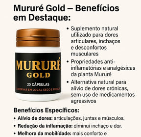 2 Potes  Murure Gold Original 20 Caps