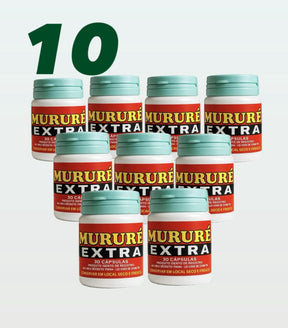 10 Potes Murure Extra Original 30 Caps Atacado