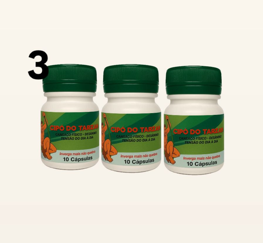 3 Potes Estimulante Sexual Cipó Do Tarzan