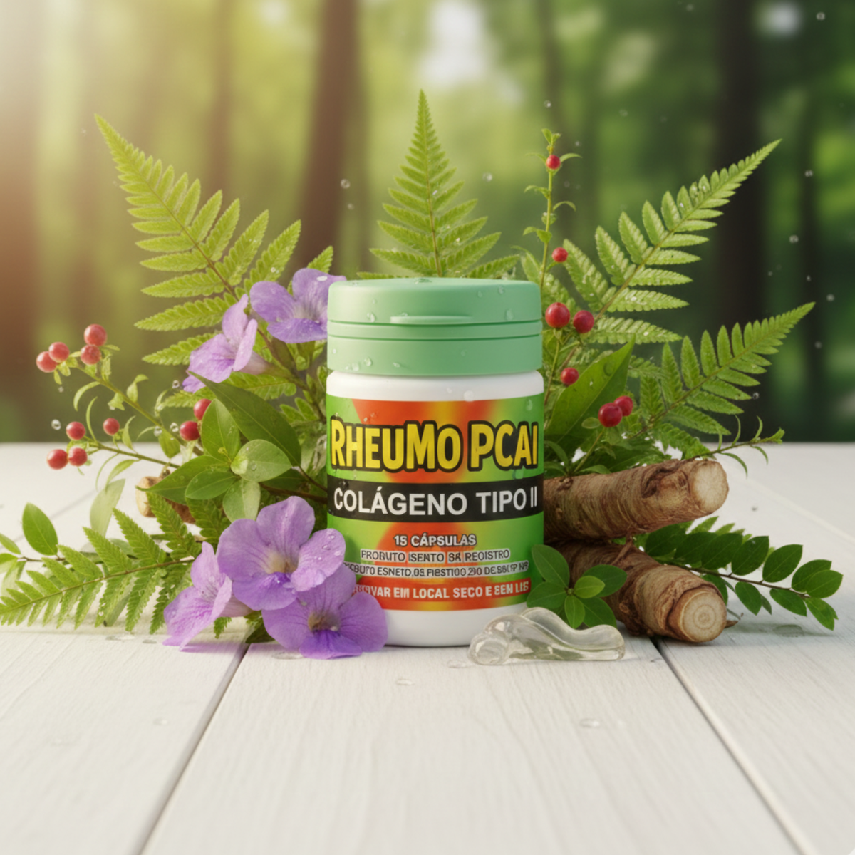 Tratamento Suplemento Natural Rheumo Pecan Kit 3 Frascos